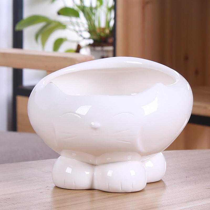 Pet Oasis: Resin Cat Feeder And Water Dispenser-1