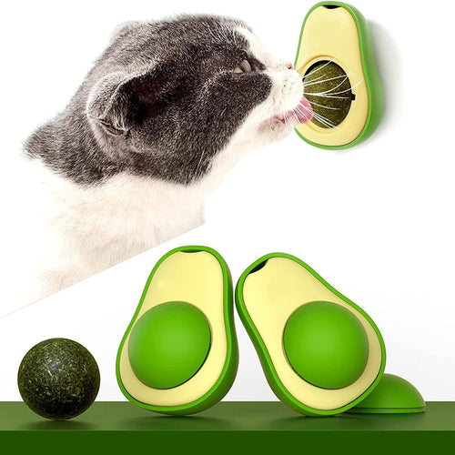 Avocado Catnip Wall Toy for Feline Fun-0