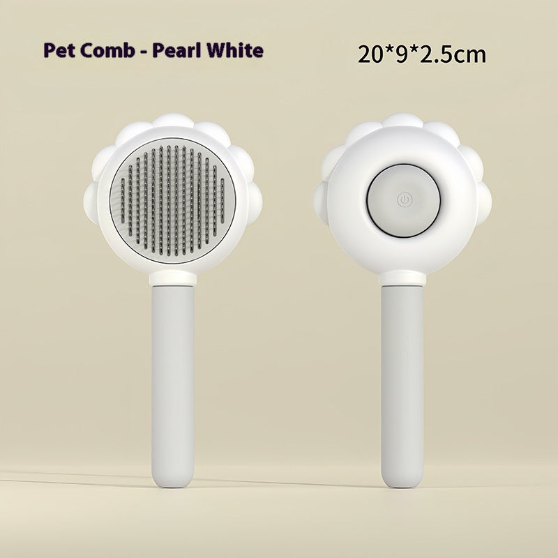 Self-Cleaning Pet Brush Comb with Spray-6