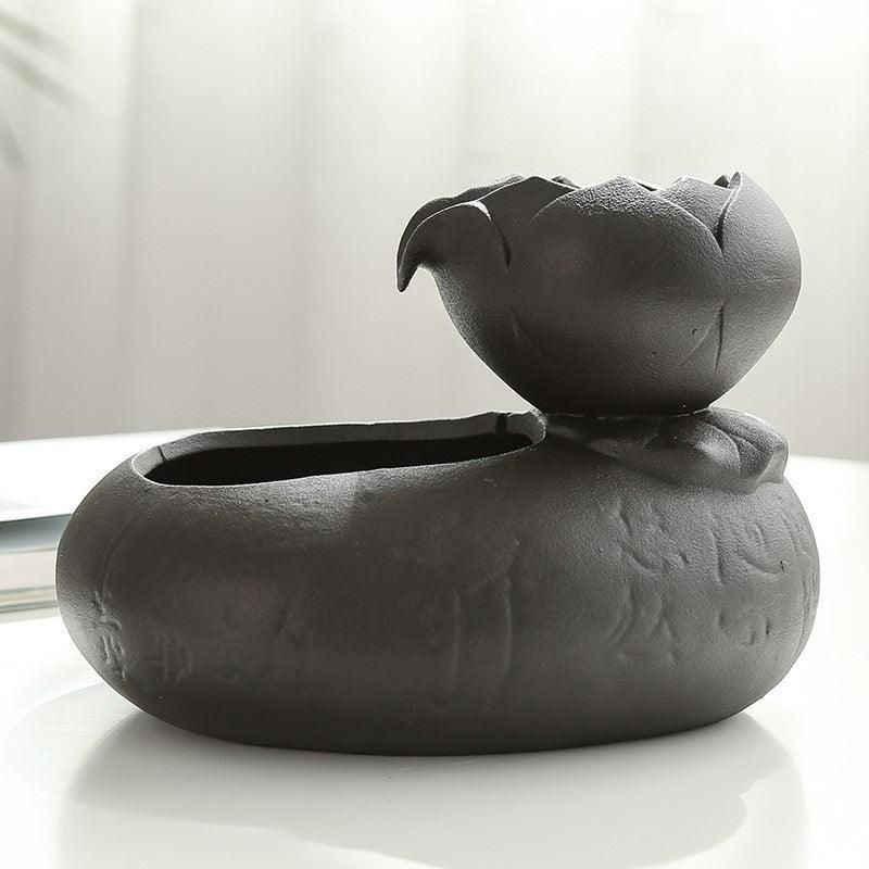 Pet Oasis: Resin Cat Feeder And Water Dispenser-3