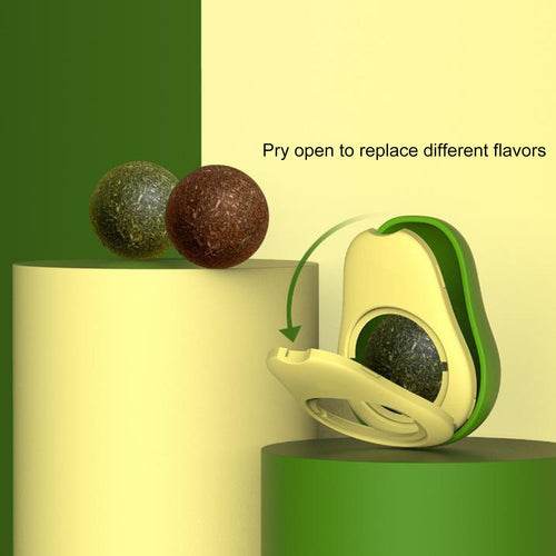 Avocado Catnip Wall Toy for Feline Fun-1