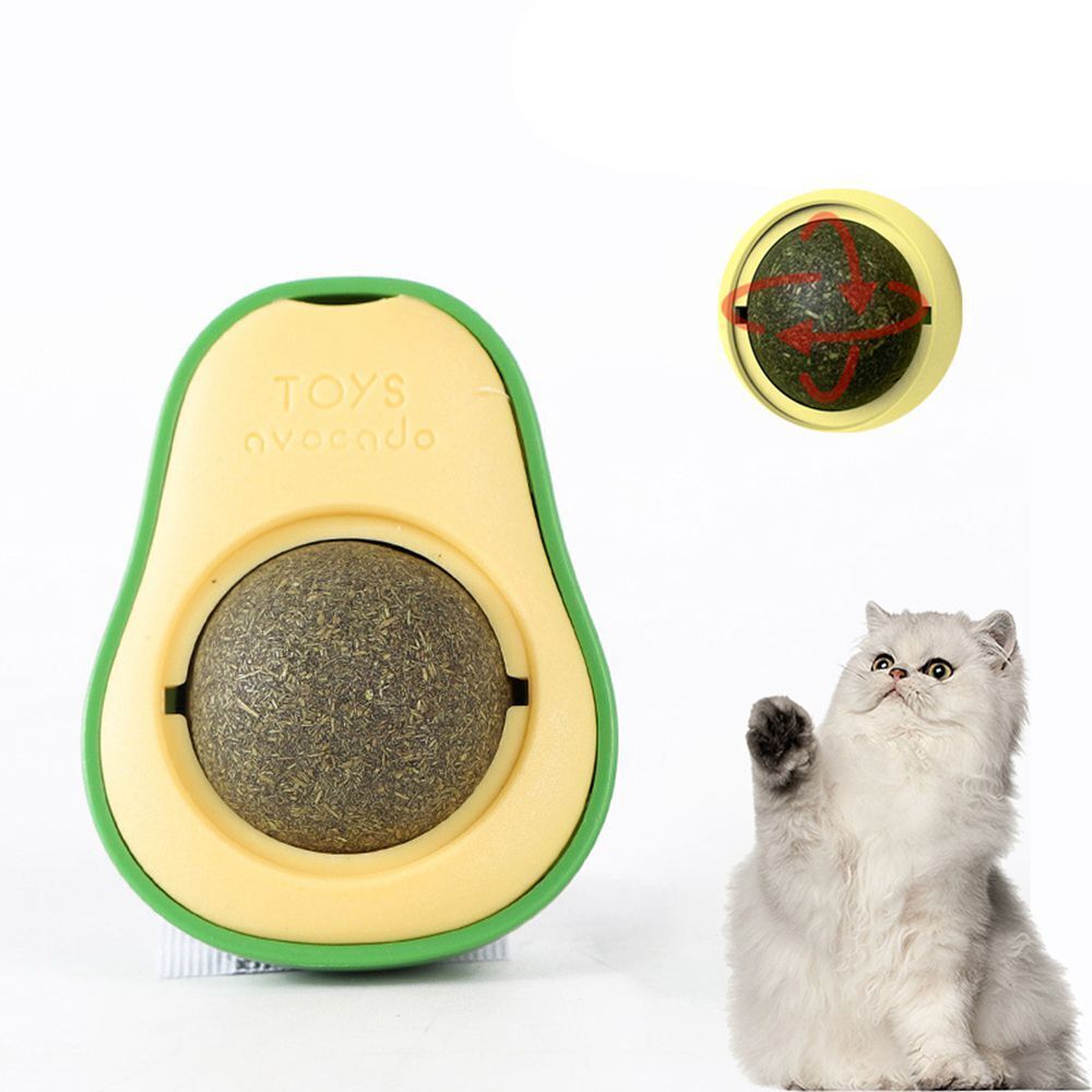 Avocado Catnip Wall Toy for Feline Fun-2