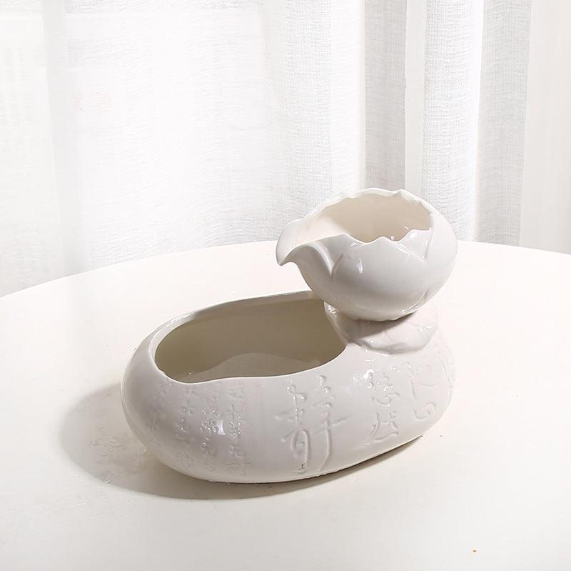 Pet Oasis: Resin Cat Feeder And Water Dispenser-2