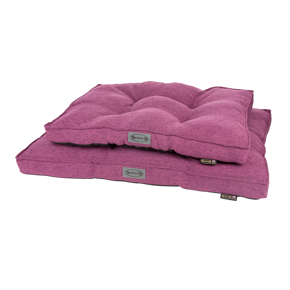 Manhattan Dog Mattress (in Berry Purple, Dark Grey, Denim Blue or Light Grey) by Scruffs-1