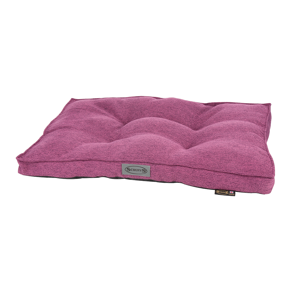 Manhattan Dog Mattress (in Berry Purple, Dark Grey, Denim Blue or Light Grey) by Scruffs-0