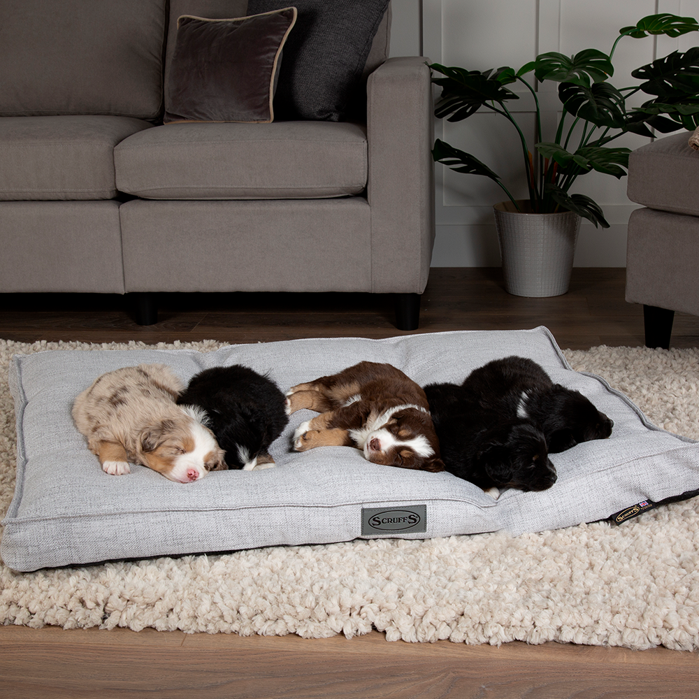 Manhattan Dog Mattress (in Berry Purple, Dark Grey, Denim Blue or Light Grey) by Scruffs-19