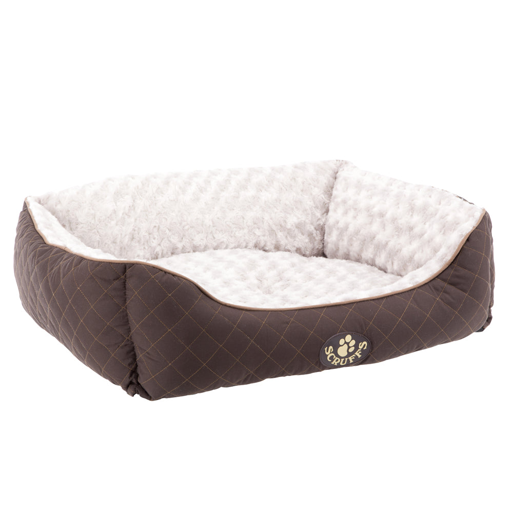 Wilton Box Dog Bed (in Blue, Grey, Black, Brown) by Scruffs-4