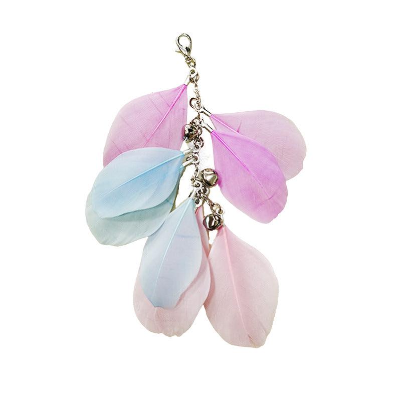 Feather Frenzy Cat Teaser: Extendable Steel Wire Rod With Suction Cup-1