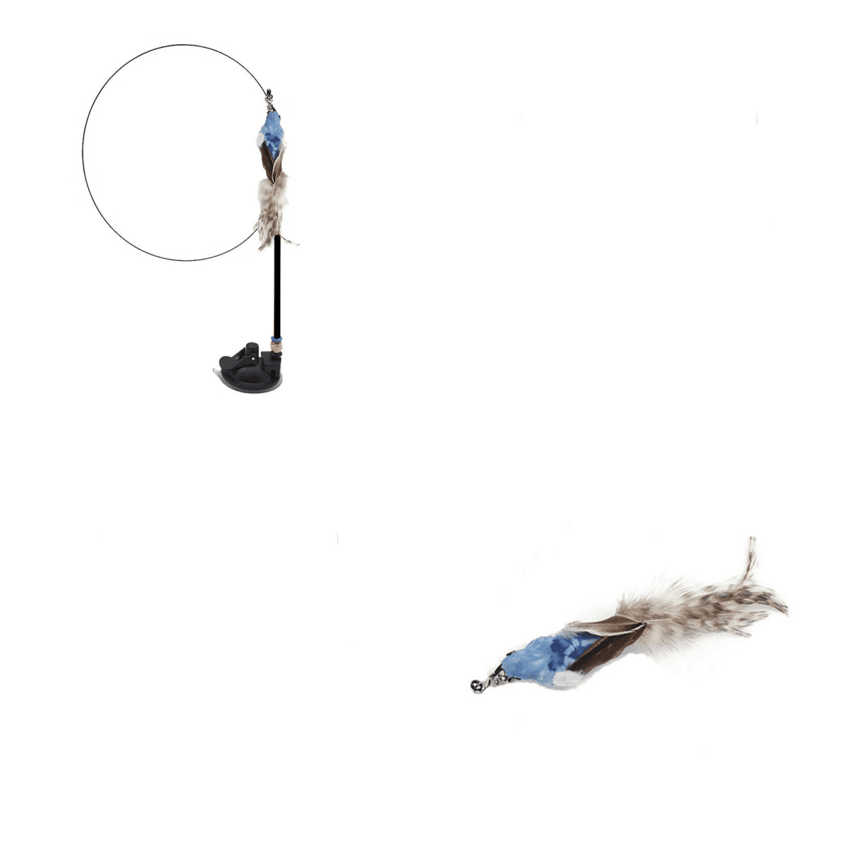 Interactive Feather Pole Toy for Cats-18