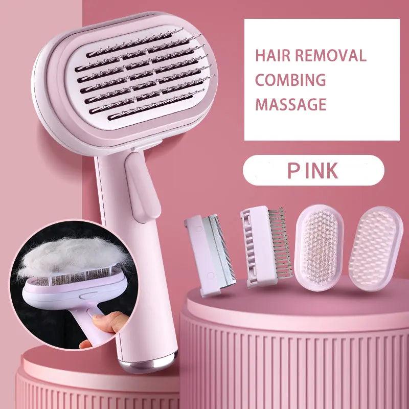 Ultimate Pet Grooming & Massage Tool for Fur and Shedding Care-1