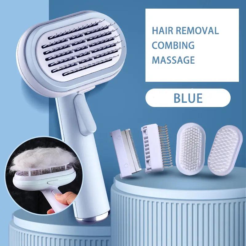 Ultimate Pet Grooming & Massage Tool for Fur and Shedding Care-2