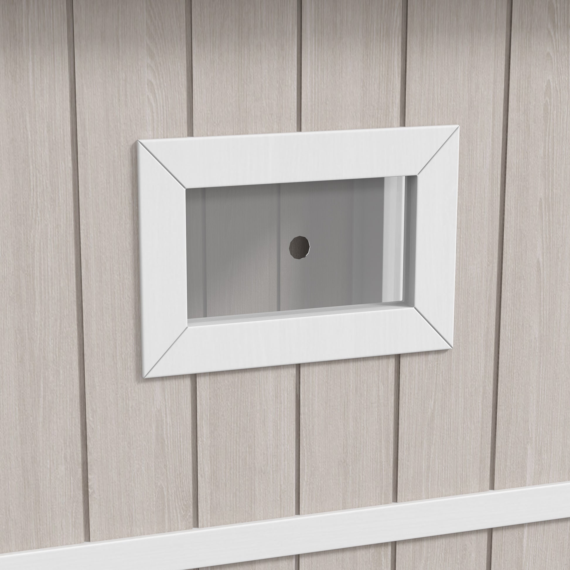Outdoor 2 Tiers Wooden Cat Shelter w/ Removable Bottom, Escape Doors, Asphalt Roof, for 1-2 Cats - Light Grey | PawHut-7