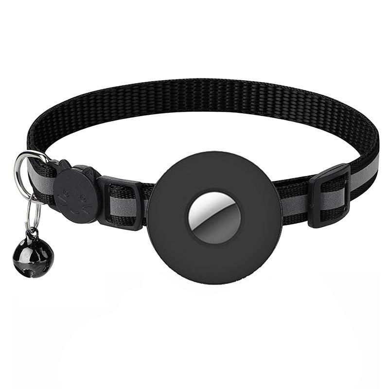 Reflective Adjustable Anti-Lost Pet Collar With Airtag Compatibility-3