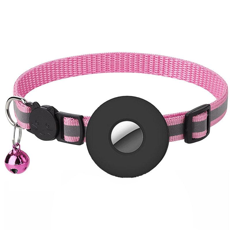 Reflective Adjustable Anti-Lost Pet Collar With Airtag Compatibility-8