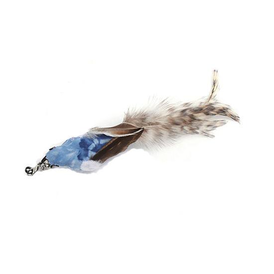 Feather Frenzy Cat Teaser: Extendable Steel Wire Rod With Suction Cup-12
